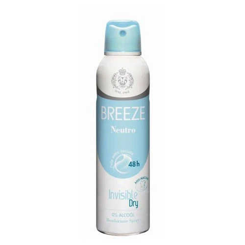 Breeze Deo Spray Neutro 48h Deodorante 150 Ml Invisible Dry 1 Breeze Deo Spray Neutro 48h Deodorante 150 Ml Invisible Dry
