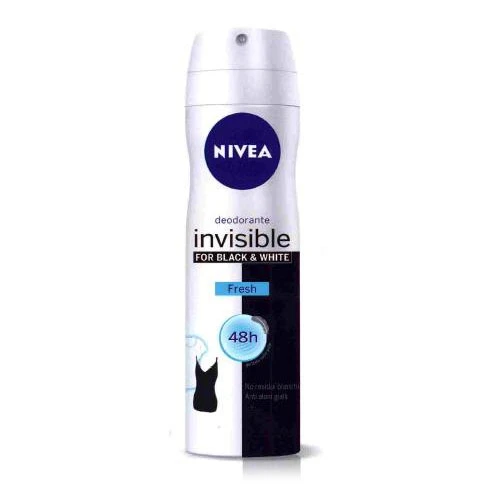 Nivea Deodorante Spray For Black & White Fresh 150 Ml 1 Nivea Deodorante Spray For Black & White Fresh 150 Ml