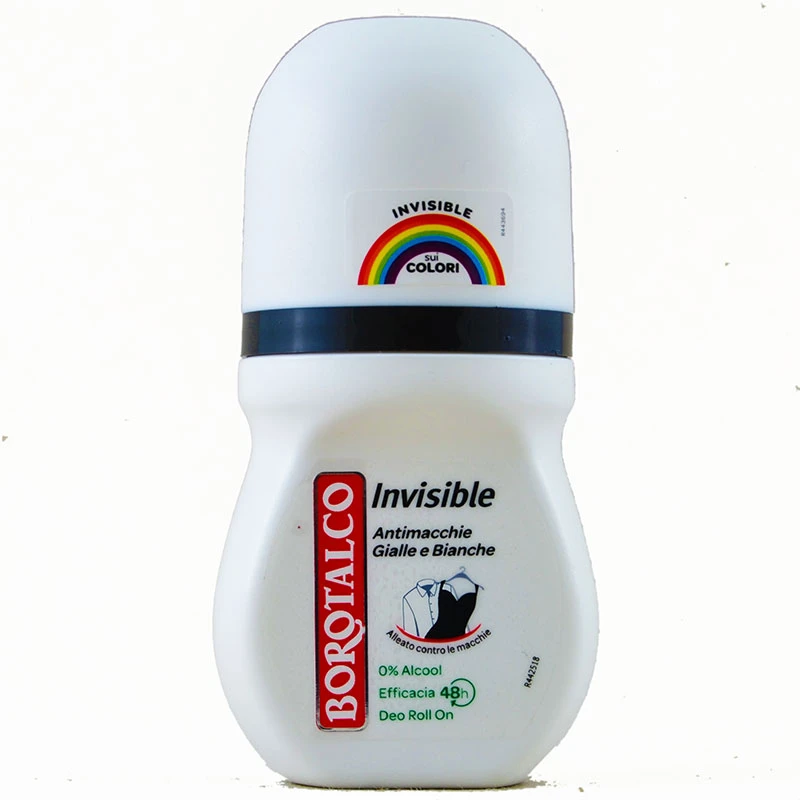 Borotalco Deodorante Invisible Antimacchie Gialle E Bianche Roll On Senza Alcool 50 Ml 1 Borotalco Deodorante Invisible Antimacchie Gialle E Bianche Roll On Senza Alcool 50 Ml