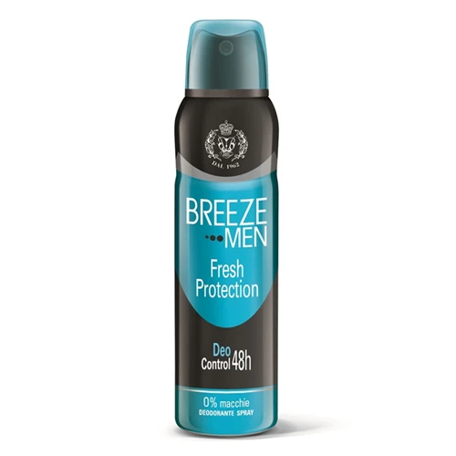 Breeze Men Frash Protection 48h Deodorante Spray 150 Ml 1 Breeze Men Frash Protection 48h Deodorante Spray 150 Ml