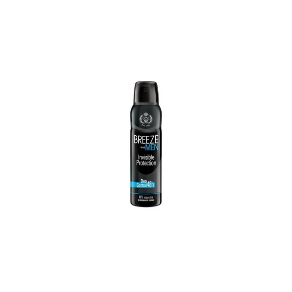 Breeze - Men Invisible Protection - Deodorante Spray 150 Ml 1 Breeze - Men Invisible Protection - Deodorante Spray 150 Ml