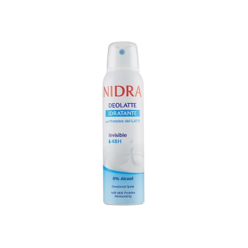 Nidra - Deolatte Idratante Con Proteine Del Latte Deodorant Spray 150 Ml 1 Nidra - Deolatte Idratante Con Proteine Del Latte Deodorant Spray 150 Ml
