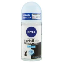 Nivea Invisible For Black & White Fresh Deodorante Roll-on 50 Ml