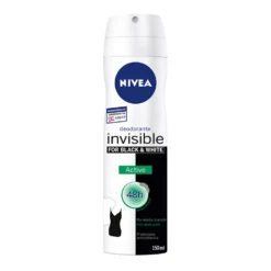 NIVEA DEODORANTE INVISIBLE BLACK & WHITE ACTIVE SPRAY 150ML