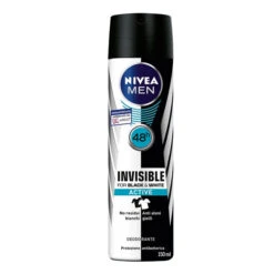 Nivea Men Invisible For Black White Active Deodorante Spray 150 Ml