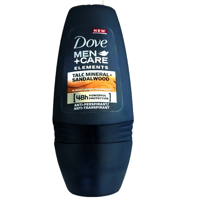 DOVE MEN CARE DEODORANTE ROLL-ON TALC MINERAL+ SANDALWOOD 50 ML 1 DOVE MEN CARE DEODORANTE ROLL-ON TALC MINERAL+ SANDALWOOD 50 ML