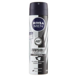 NIVEA Deodorante Spray For Men Black&white Invisible 150ml