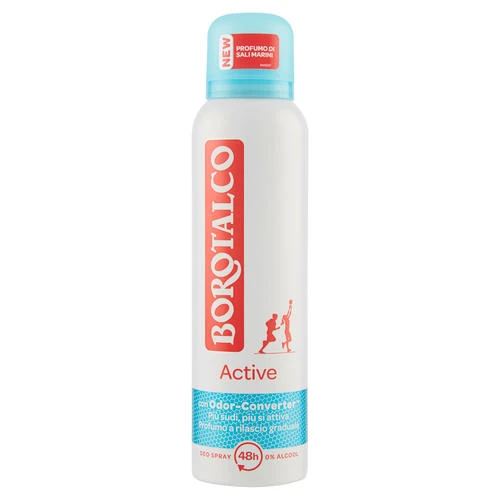 BOROTALCO DEODORANTE SPRAY ACTIVE BLUE 150 Ml 1 BOROTALCO DEODORANTE SPRAY ACTIVE BLUE 150 Ml