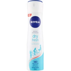 Nivea Deodorant Anti-Persipant Dry Fresh 48h Deodorante Spray Donna 150 Ml