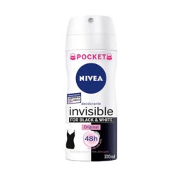 Nivea Linea Deodoranti Invisible Black & White Spray 100 Ml