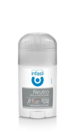 INFASIL DEODORANTE Neutro Tripla Protezione Stick 50ML ANTIODORE ANTISUDORE 24H