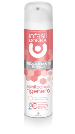 INFASIL Deodorante Rigenera Spray DONNA 150ML ANTIODORE ANTISUDORE 24H