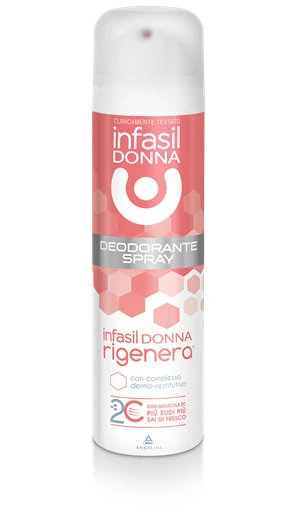 INFASIL Deodorante Rigenera Spray DONNA 150ML ANTIODORE ANTISUDORE 24H 1 INFASIL Deodorante Rigenera Spray DONNA 150ML ANTIODORE ANTISUDORE 24H