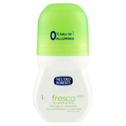 Neutro Roberts Deodorante Fresco Te' Verde & Lime 50ML ROLL-ON ANTISUDORE ANTIODORE