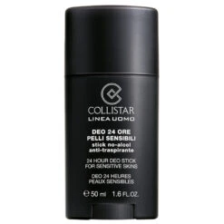 Collistar Uomo Deodorante 24h Pelli Sensibili Stick No-alcool Anti-traspirante 50 Ml